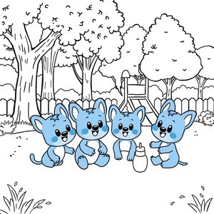 Bluey Coloring Book