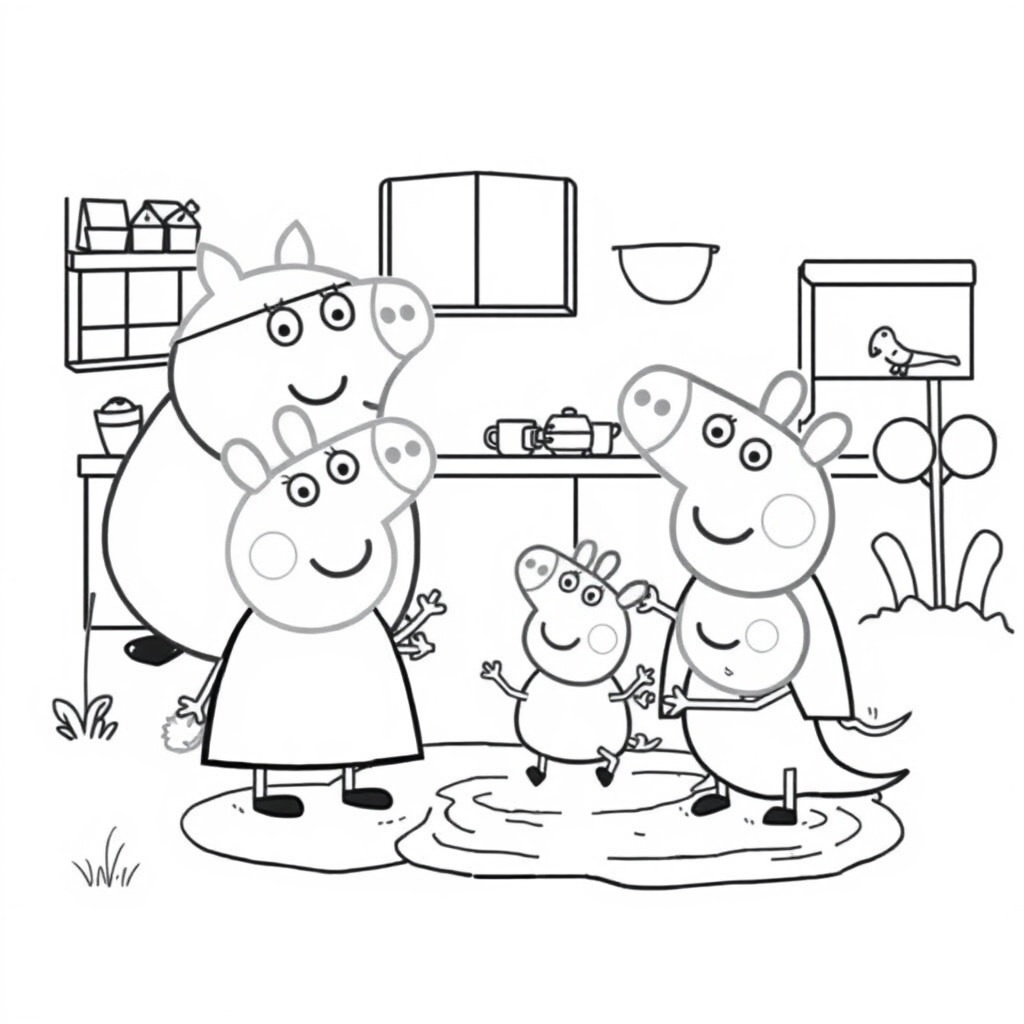 Peppa Pig Coloring Book