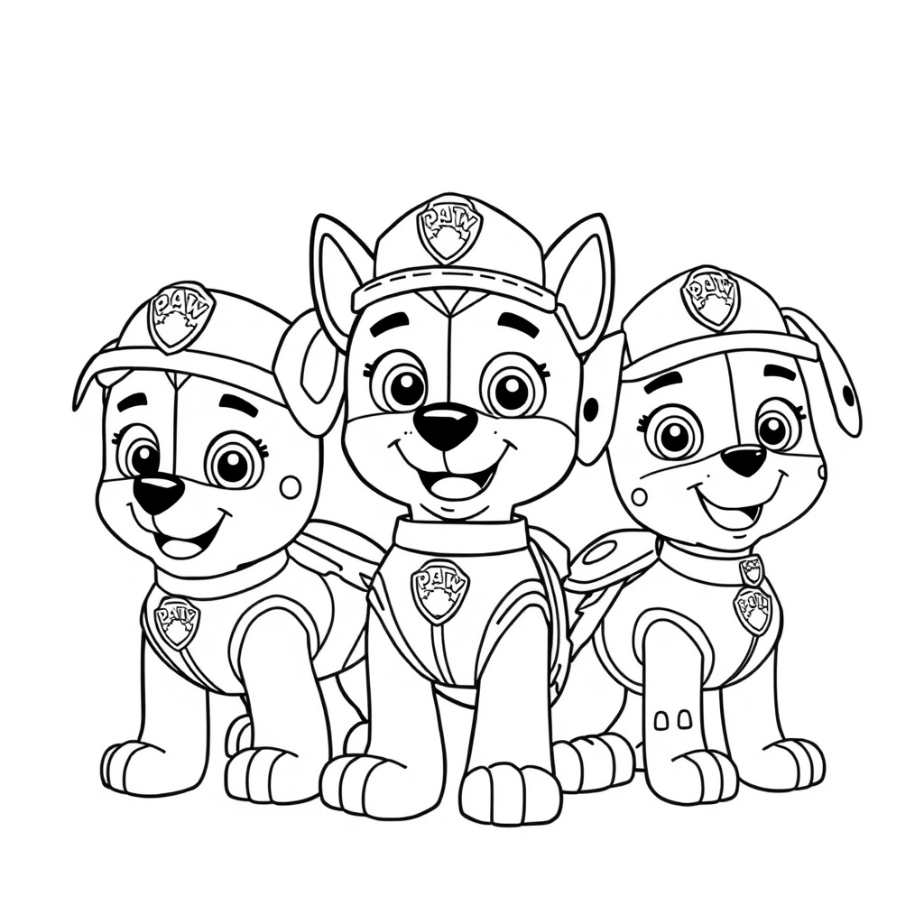 Libro de Colorear de La Patrulla Canina