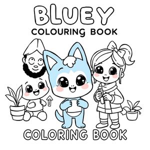 Bluey Coloring Book