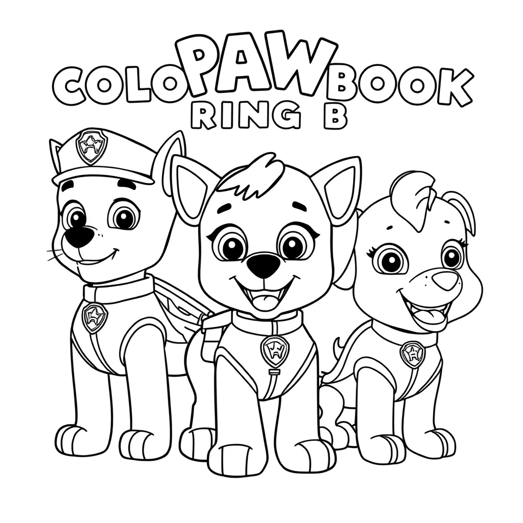 PAW Patrol Coloring Book