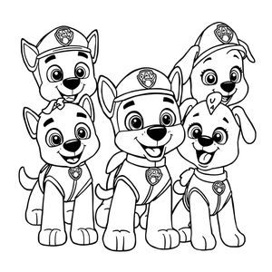 PAW Patrol Coloring Page