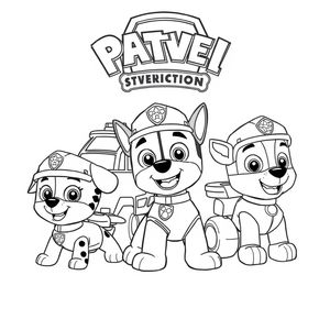 Kolorowanka Psiego Patrolu