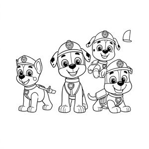 Kolorowanka Psi Patrol