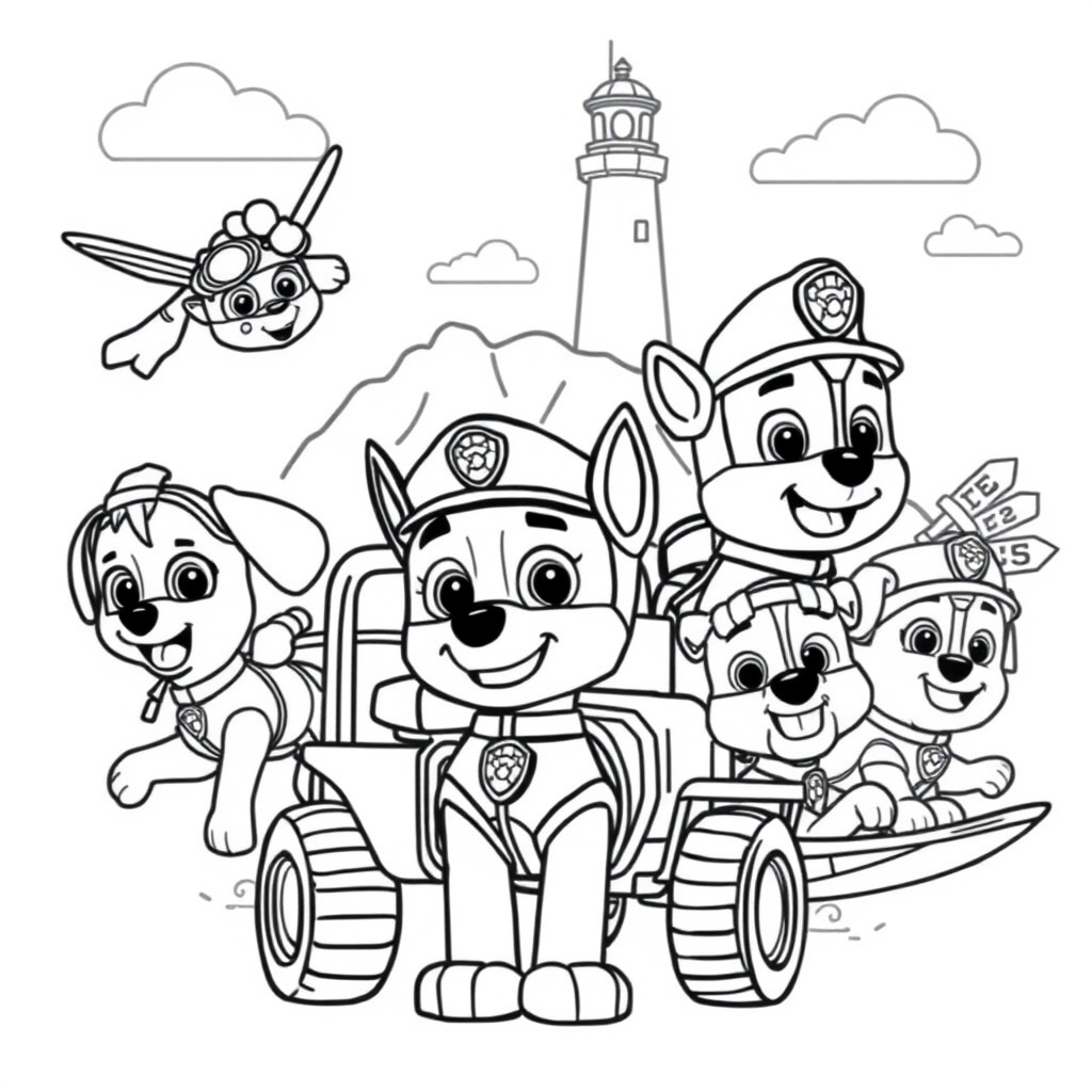 PAW Patrol Coloring Book