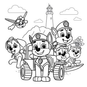 PAW Patrol Coloring Book