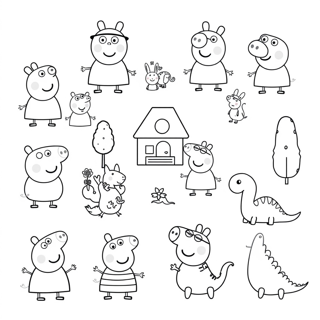 Kolorowanka Peppa Pig