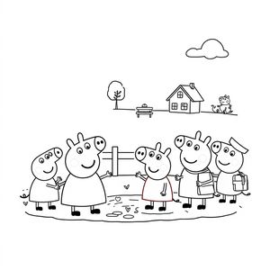 Kolorowanka Peppa Pig