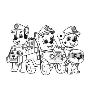 Coloring Book: PAW Patrol