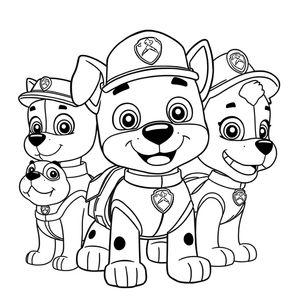 Kolorowanka Psi Patrol