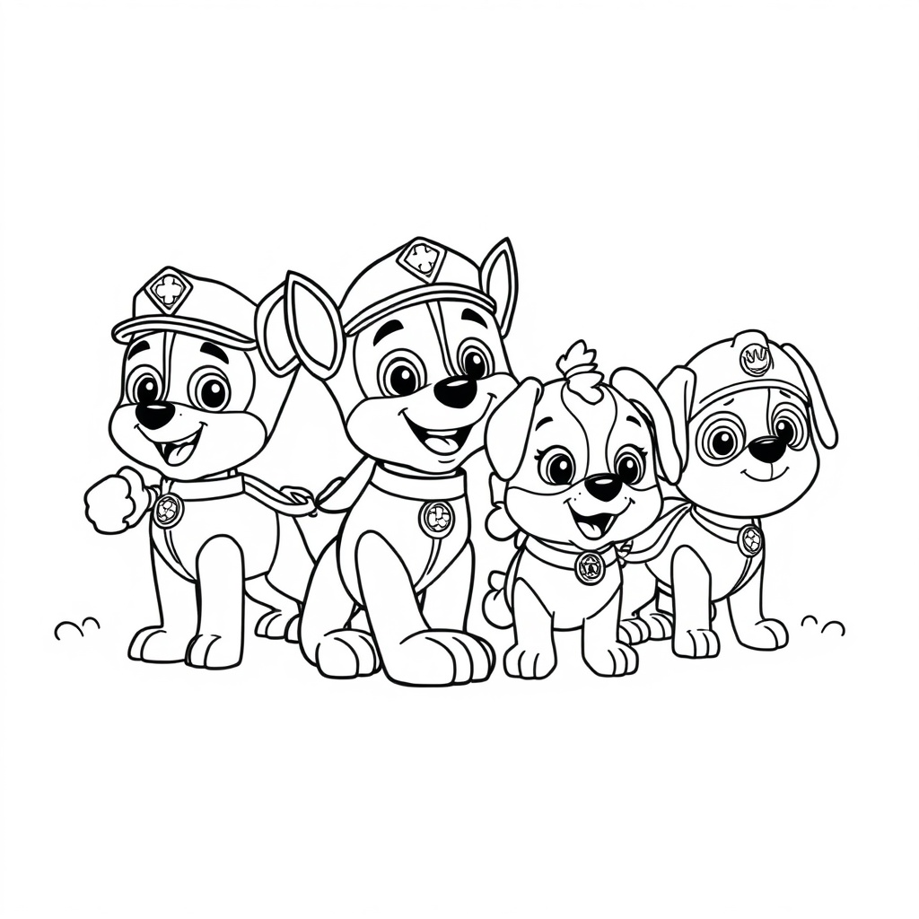 PAW Patrol Coloring Book: Adventures in Adventure Bay