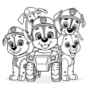 Kolorowanka Psi Patrol