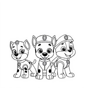 Libro para Colorear de PAW Patrol