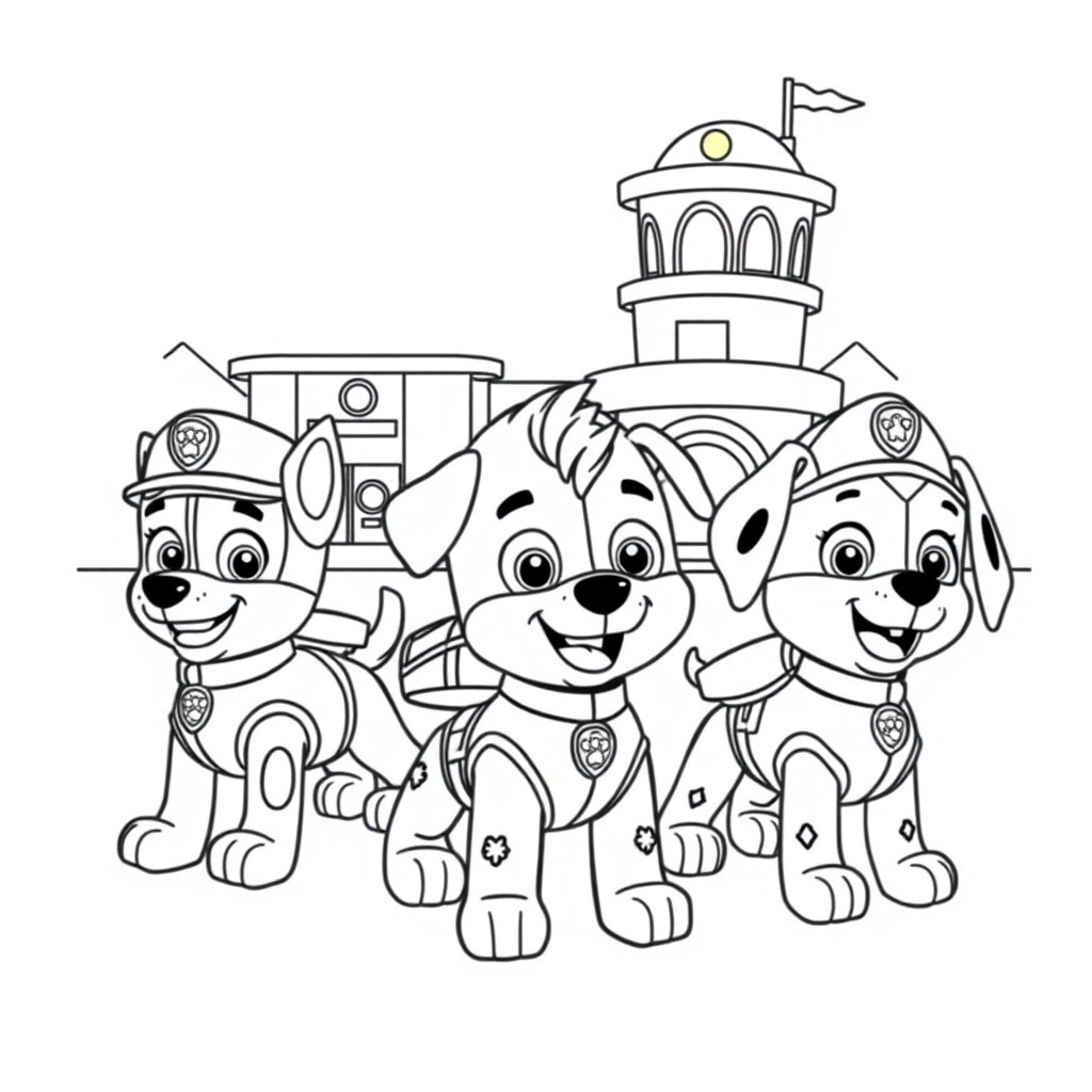 PAW Patrol Coloring Book