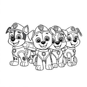 Kolorowanka Psi Patrol