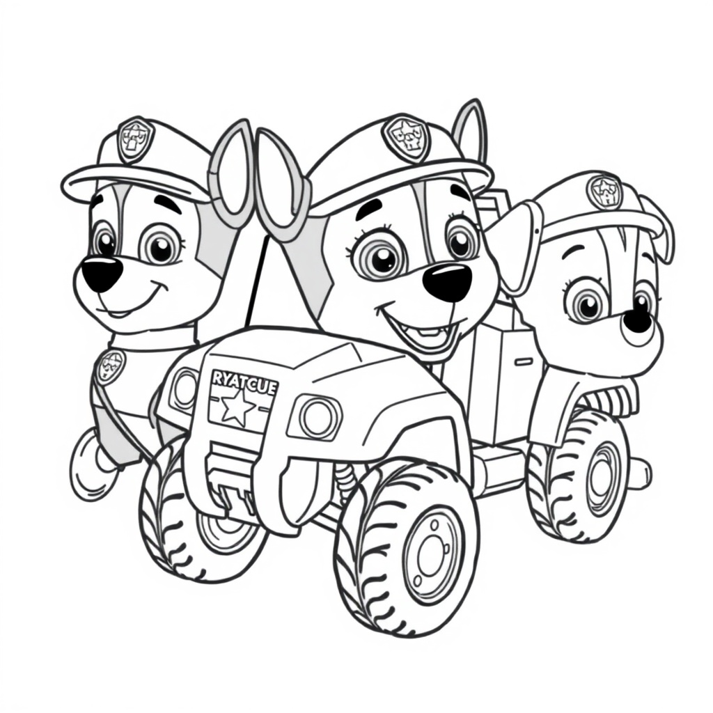 Kolorowanka Psi Patrol