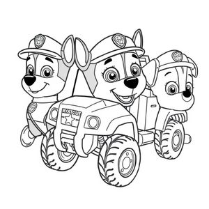 Kolorowanka Psi Patrol