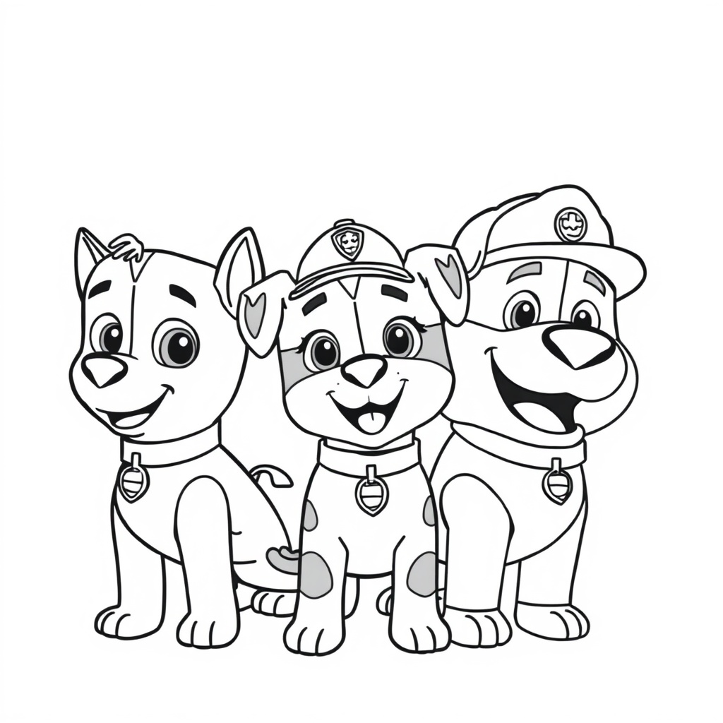 Kolorowanka: Psi Patrol