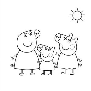 Kolorowanka Peppa Pig