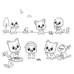 Bluey - Family Adventures Coloring Book