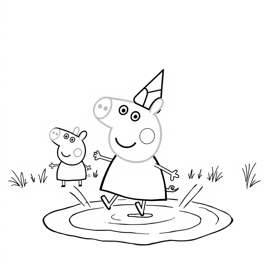 Kolorowanka Peppa Pig