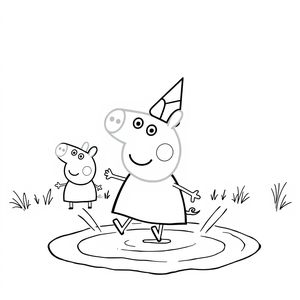 Kolorowanka Peppa Pig