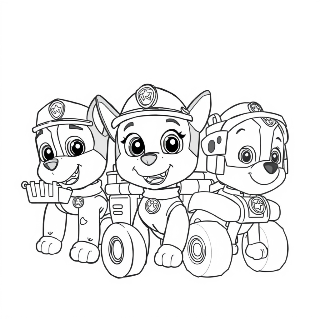 Psi Patrol Kolorowanka