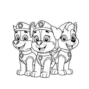 Kolorowanka Psi Patrol