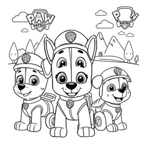 PAW Patrol Coloring Page