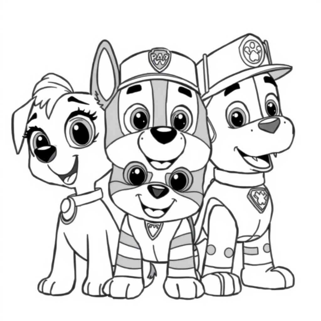 Kolorowanka Psi Patrol