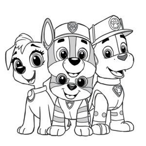Kolorowanka Psi Patrol