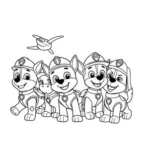 PAW Patrol Coloring: Heroes on Duty