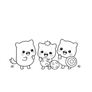 Kolorowanka Bluey: Przygody Piesków