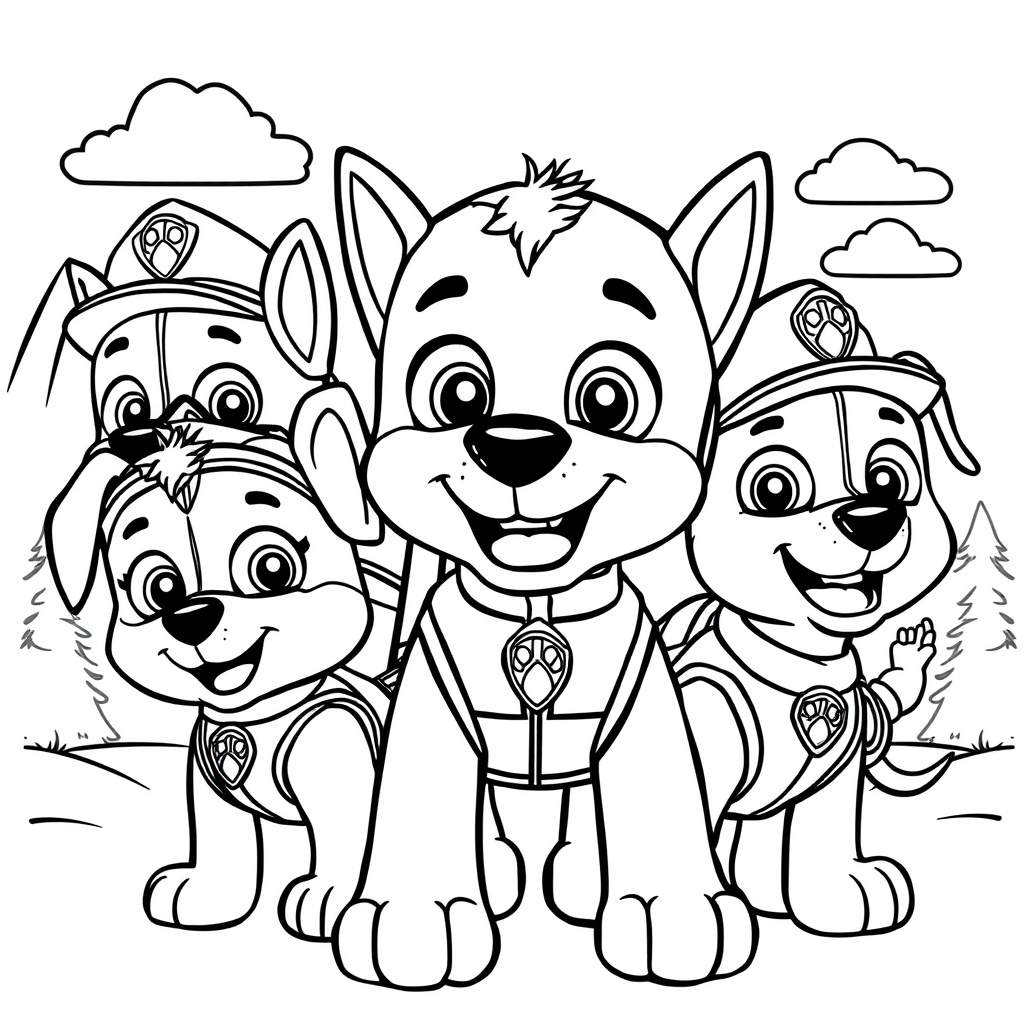 PAW Patrol: Misión de Colorear