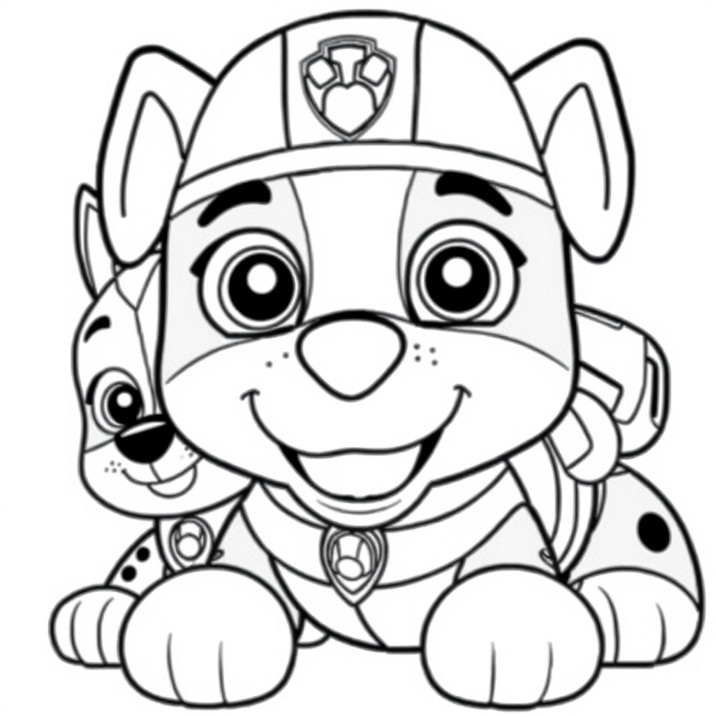 Kolorowanka PSI Patrol