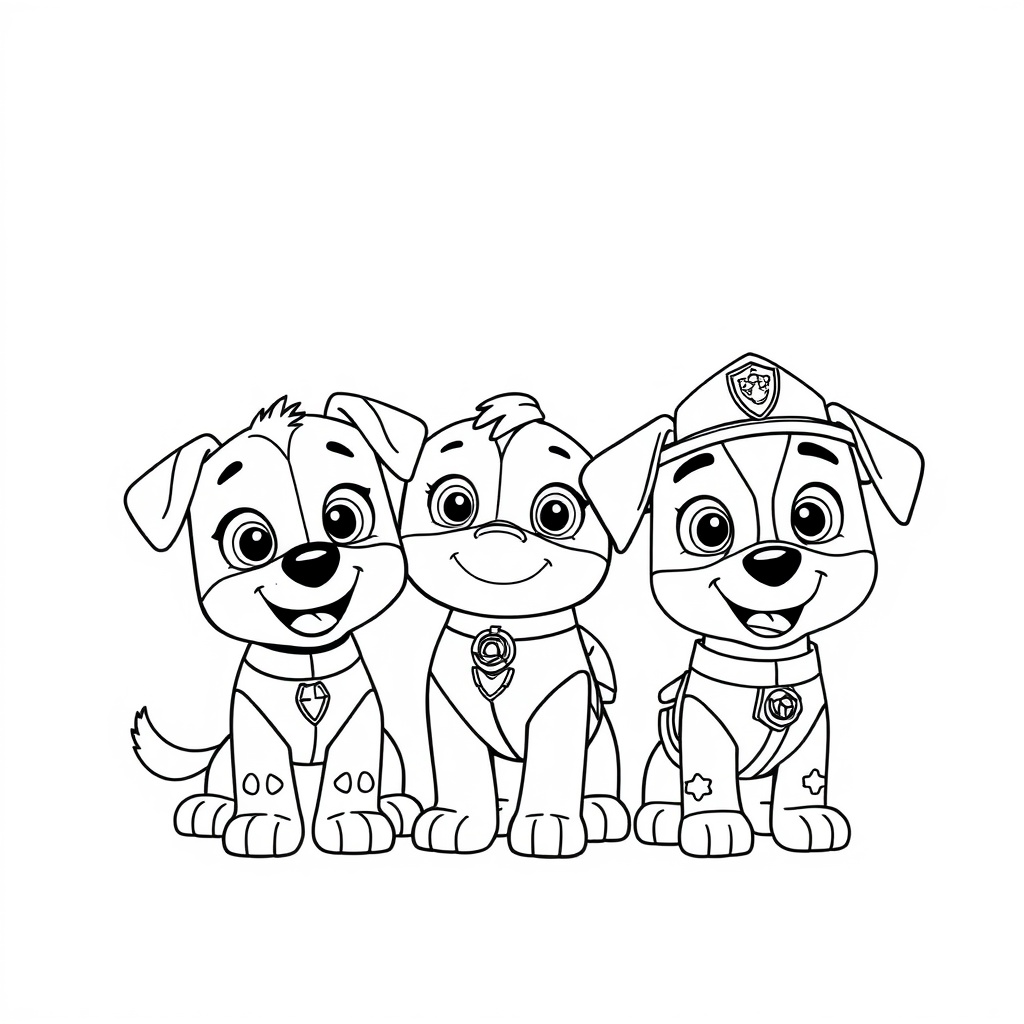 Libro de Colorear Patrulla de Cachorros