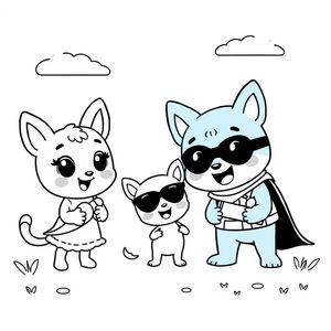 Przygody Bluey - Kolorowanka