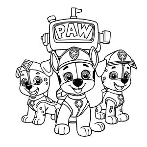 Kolorowanka Psi Patrol