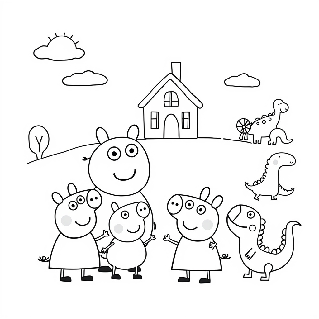 Peppa Pig Coloring Book