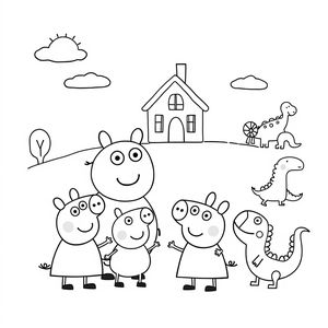 Peppa Pig Coloring Book