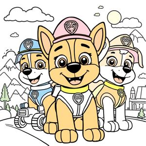 Kolorowanka Psi Patrol