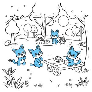Bluey Adventure Coloring Book