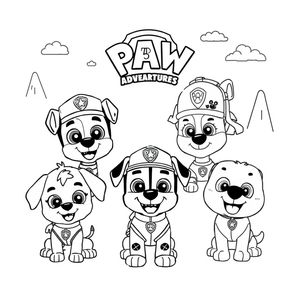 Psi Patrol - Kolorowanka
