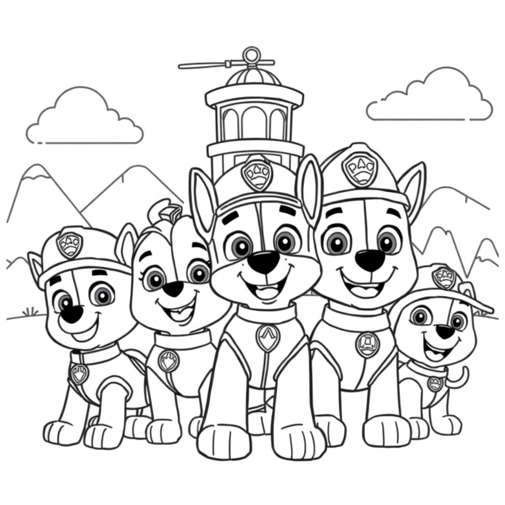 PAW Patrol Coloring Book