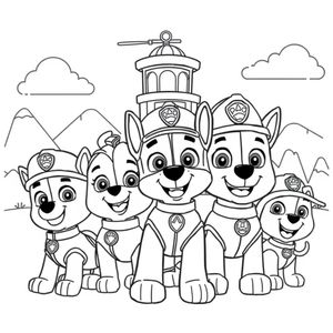 PAW Patrol Coloring Book