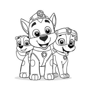 Kolorowanki z Psiego Patrolu
