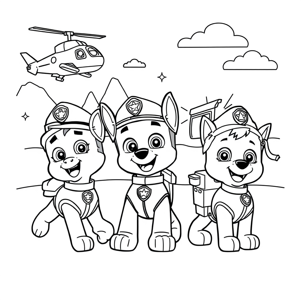 PAW Patrol Coloring - Adventure Day