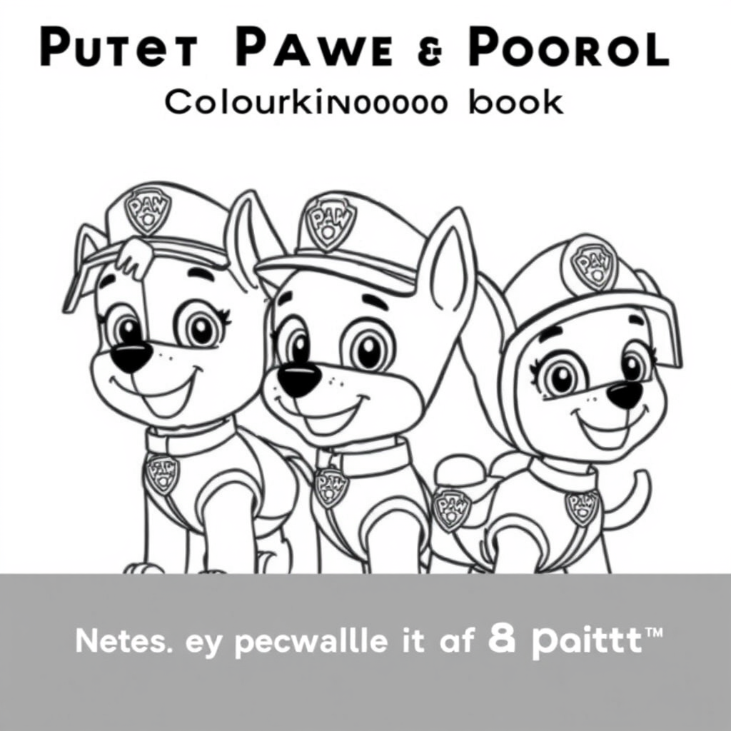 Psi Patrol Kolorowanki