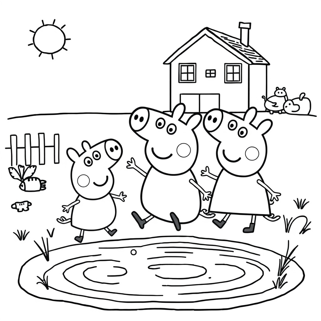 Kolorowanka Peppa Pig