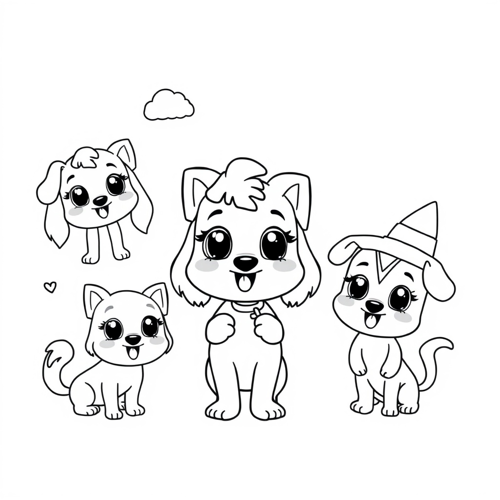 Bluey - Kolorowanka dla dzieci